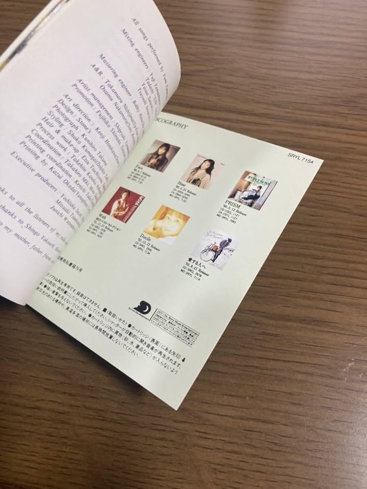 ●01)【同梱不可】【希少・帯付き】谷村有美 with?/ウィズ2/MD/Mini Disc/ミニディスク/レア/SRYL 7154/A Amazon.co.jp: MD 谷村有美 with Ⅱ ウィズ 2 廃盤 当時物 レア